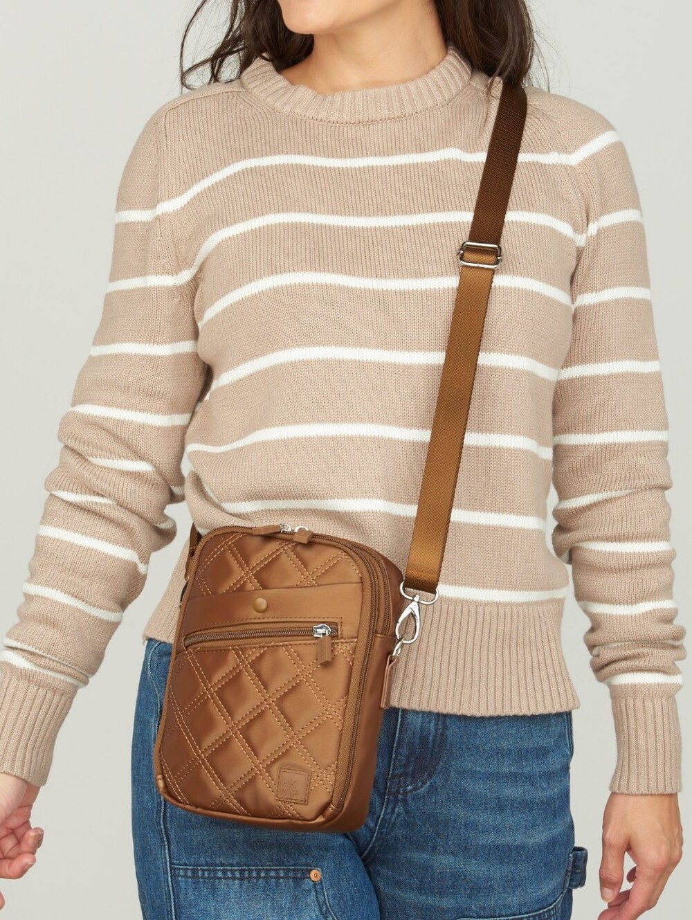 HKWP Quilted Crossbody Bag